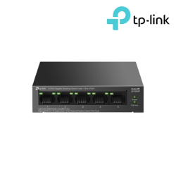 TP-Link LS105GP Unmanaged Switch (5-Port, 5× 10/100/1000Mbps RJ45 Ports)