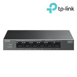 TP-Link LS106LP Switch (6-Port, 1.2 Gbps, 6× 10/100 Mbps, 0.8928 Mpps)