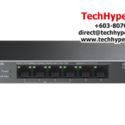 TP-Link LS106LP Switch (6-Port, 1.2 Gbps, 6× 10/100 Mbps, 0.8928 Mpps)