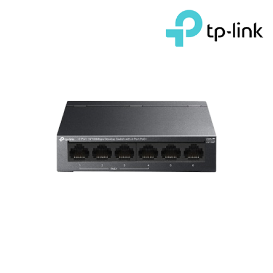 TP-Link LS106P Unmanaged Switch (6-Port, 6 10/100 Mbps RJ45 Ports)