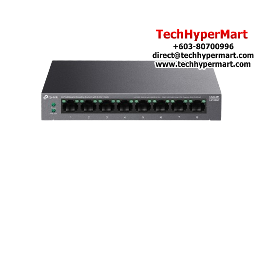 TP-Link LS108GP Unmanaged Switch (8-Port, 8× 10/100/1000Mbps RJ45 Ports) TP-Link LS108GP Unmanaged Switch (8-Port, 8× 10/100/1000Mbps RJ45 Ports)