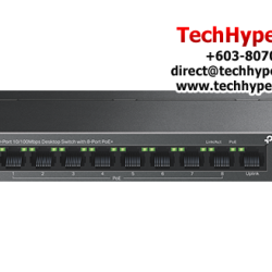 TP-Link LS109P Switch (9-Port, 1.8 Gbps, 9× 10/100 Mbps, 1.3392 Mpps)