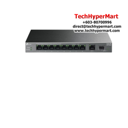TP-Link LS1210GP Unmanaged Switch (10-Port, 9× 10/100/1000 Mbps RJ45 Ports)