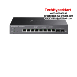 TP-Link SG2210XMP-M2 Managed Switch (8-Port, 8× 100/1000/2500 Mbps RJ45 PoE+ Ports)