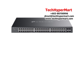 TP-Link SG2452LP Managed Switch (52-Port, 32× 10/100/1000 Mbps PoE+ RJ45 Ports)