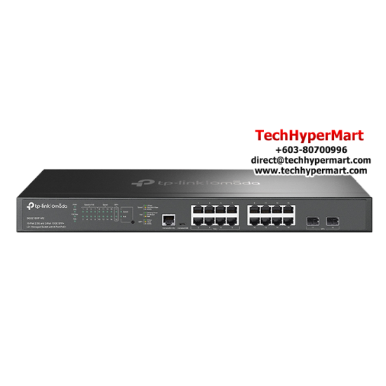 TP-Link SG3218XP-M2 L2+ Managed Switch (8-Port 2.5G PoE+, 8-Port 2.5G, 2-Port 10G SFP+)