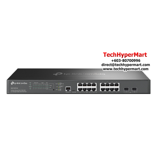 TP-Link SG3218XP-M2 L2+ Managed Switch (8-Port 2.5G PoE+, 8-Port 2.5G, 2-Port 10G SFP+)