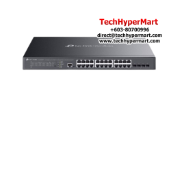TP-Link SG3428XMPP Managed Switch (24-Port, 24× 10/100/1000 Mbps RJ45 Ports)
