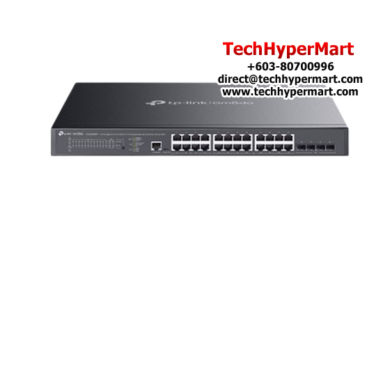 TP-Link SG3428XMPP Managed Switch (24-Port, 24× 10/100/1000 Mbps RJ45 Ports) TP-Link SG3428XMPP Managed Switch (24-Port, 24× 10/100/1000 Mbps RJ45 Ports)