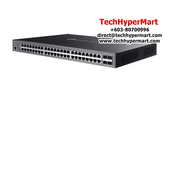 TP-Link SG3452XMPP Managed Switch (48-Port, 48× 10/100/1000 Mbps RJ45 Ports) TP-Link SG3452XMPP Managed Switch (48-Port, 48× 10/100/1000 Mbps RJ45 Ports)