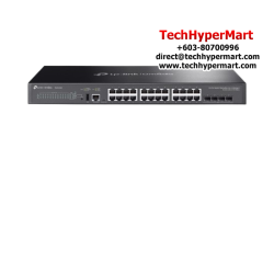 TP-Link SG5428X Managed Switch (24-Port, 24× 10/100/1000 Mbps RJ45 Ports)