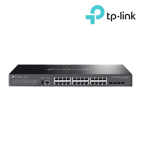 TP-Link SG5428X Managed Switch (24-Port, 24× 10/100/1000 Mbps RJ45 Ports) TP-Link SG5428X Managed Switch (24-Port, 24× 10/100/1000 Mbps RJ45 Ports)