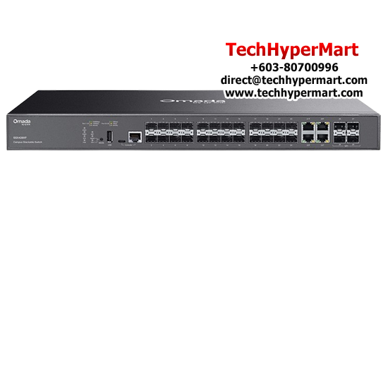 TP-Link SG5428XF Managed Switch (24-Port, 4× Gigabit RJ45/SFP Combo Ports)