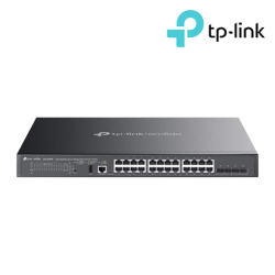 TP-Link SG5428XMPP Managed Switch (24-Port, 24× 10/100/1000 Mbps RJ45 Ports)