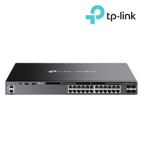 TP-Link SG6428X Managed Switch (24-Port, 24× 10/100/1000 Mbps RJ45 Ports) TP-Link SG6428X Managed Switch (24-Port, 24× 10/100/1000 Mbps RJ45 Ports)