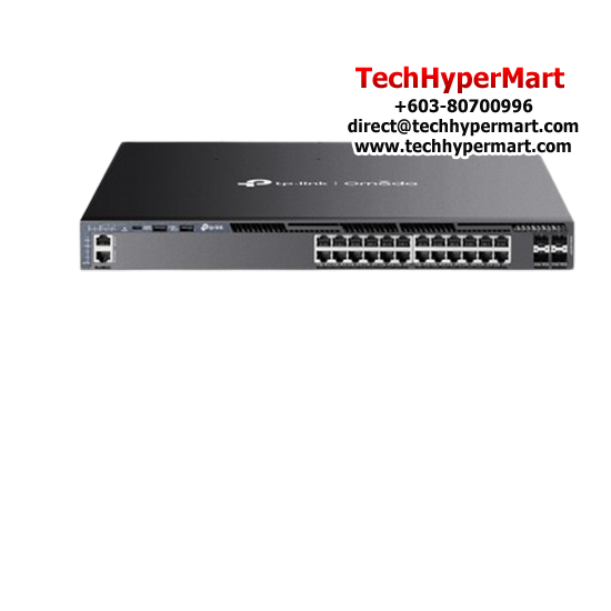 TP-Link SG6428XHP Managed Switch (24-Port, 24× 10/100/1000 Mbps PoE+ RJ45 Ports) TP-Link SG6428XHP Managed Switch (24-Port, 24× 10/100/1000 Mbps PoE+ RJ45 Ports)