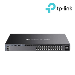 TP-Link SG6428XHP Managed Switch (24-Port, 24× 10/100/1000 Mbps PoE+ RJ45 Ports)