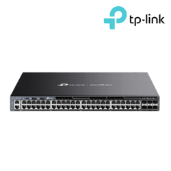 TP-Link SG6654XHP Managed Switch (48-Port, 48× 10/100/1000 Mbps PoE+ RJ45 Ports)