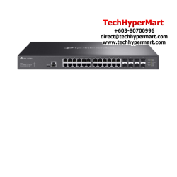 TP-Link SX3832 Managed Switch (24-Port, 24× 100Mbps/1Gbps/2.5Gbps/5Gbps/10Gbps RJ45 Ports)