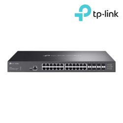 TP-Link SX3832 Managed Switch (24-Port, 24× 100Mbps/1Gbps/2.5Gbps/5Gbps/10Gbps RJ45 Ports)
