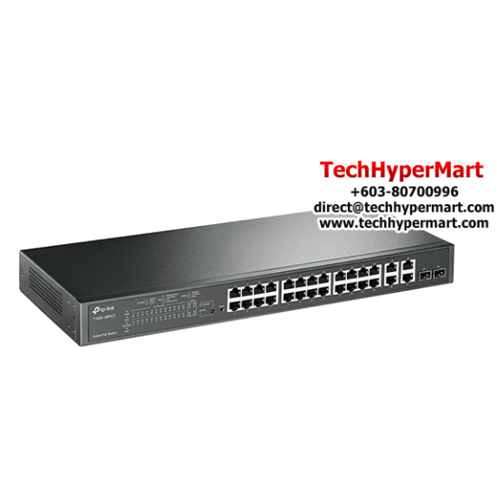 TP-Link T1500-28PCT(TL-SL2428P) Managed POE Switch (24-Port, 24 10/100Mbps RJ45 Ports) TP-Link T1500-28PCT(TL-SL2428P) Managed POE Switch (24-Port, 24 10/100Mbps RJ45 Ports)