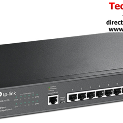 TP-Link T2500G-10TS (TL-SG3210) L2 Managed Switch (8-Port, 8 10/100/1000Mbps RJ45 Ports)