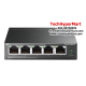 TP-Link TL-SF1005LP Unmanaged Switch (5-Port, 4× 10/100 Mbps PoE+ Ports) TP-Link TL-SF1005LP Unmanaged Switch (5-Port, 4× 10/100 Mbps PoE+ Ports)