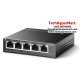 TP-Link TL-SF1005LP Unmanaged Switch (5-Port, 4× 10/100 Mbps PoE+ Ports)