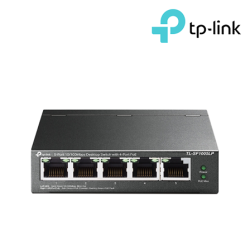 TP-Link TL-SF1005LP Unmanaged Switch (5-Port, 4× 10/100 Mbps PoE+ Ports)