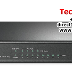 TP-Link TL-SF1008P Unmanaged POE Switch (8-Port, 8 10/100Mbps RJ45 Ports, 4-Port PoE)