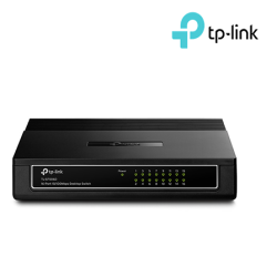 TP-Link TL-SF1016D Unmanaged Switch (16-Port, 10/100Mbps RJ45 Ports, Plastic case) 