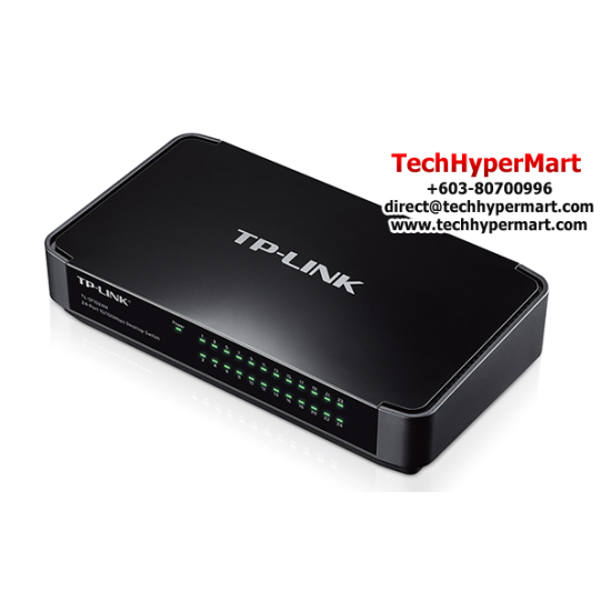 TP-Link TL-SF1024M Unmanaged Switch (24-Port, 24 10/100Mbps RJ45 Ports, Fast Ethernet)