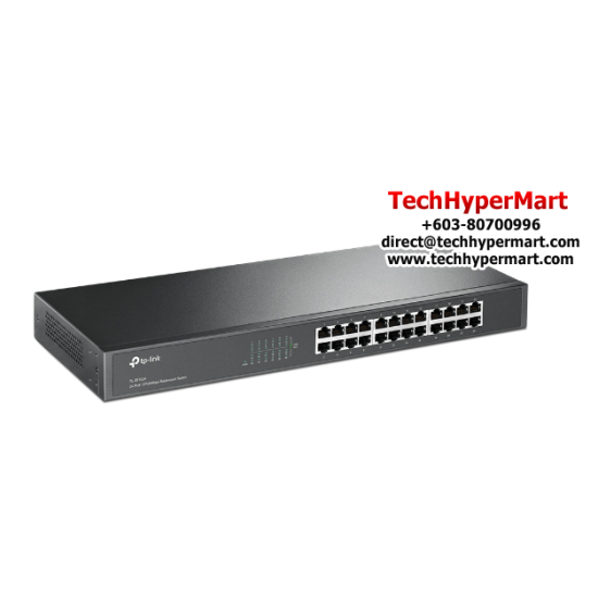 TP-Link TL-SF1024 Unmanaged Switch (24-Port, 24 10/100Mbps RJ45 Ports, Fast Ethernet) TP-Link TL-SF1024 Unmanaged Switch (24-Port, 24 10/100Mbps RJ45 Ports, Fast Ethernet)