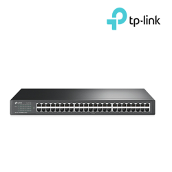 TP-Link TL-SF1048 Unmanaged Switch (48-Port, 48 10/100Mbps RJ45 Ports, Fast Ethernet, 1U 19-inch Rack-mountable Steel Case)