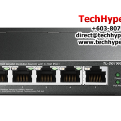 TP-Link TL-SG1005LP Unmanaged Switch (5-Port, 4-Port PoE+)