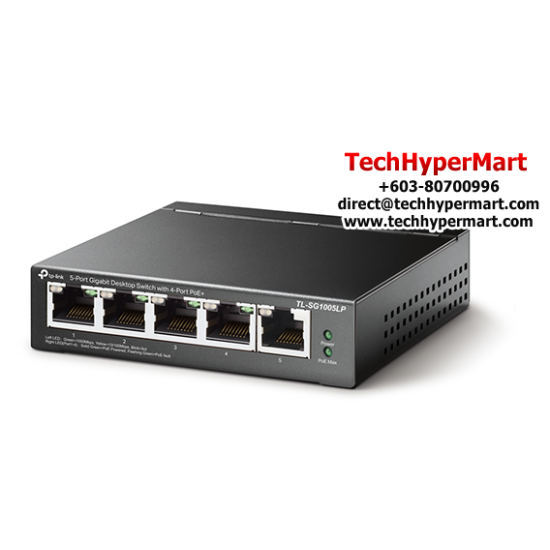 TP-Link TL-SG1005LP Unmanaged Switch (5-Port, 4-Port PoE+)