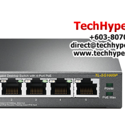 TP-Link TL-SG1005P Unmanaged POE Switch (5-Port, 5 10/100/1000Mbps RJ45 ports)
