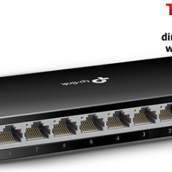 TP-Link TL-SG1008D Unmanaged Switch (8-Port, 8 10/100/1000Mbps RJ45 Ports)