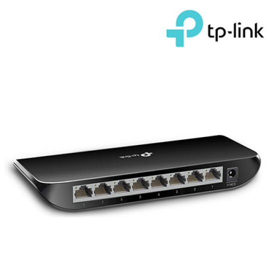 TP-Link TL-SG1008D Unmanaged Switch (8-Port, 8 10/100/1000Mbps RJ45 Ports)