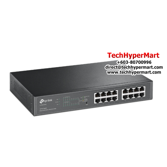 TP-Link TL-SG1016PE Gigabit Easy Smart Switch (8-Port + 8-Port PoE, 16 10/100/1000Mbps RJ45 ports, 150W PoE Power) TP-Link TL-SG1016PE Gigabit Easy Smart Switch (8-Port + 8-Port PoE, 16 10/100/1000Mbps RJ45 ports, 150W PoE Power)