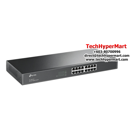 TP-Link TL-SG1016 Gigabit Unmanaged Switch (16-Port, 10/100/1000Mbps RJ45 Ports, 19-inch , Steel Case) TP-Link TL-SG1016 Gigabit Unmanaged Switch (16-Port, 10/100/1000Mbps RJ45 Ports, 19-inch , Steel Case)