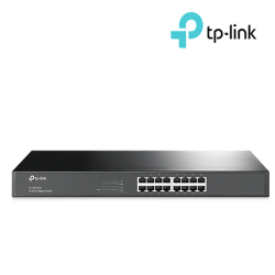 TP-Link TL-SG1016 Gigabit Unmanaged Switch (16-Port, 10/100/1000Mbps RJ45 Ports, 19-inch , Steel Case)