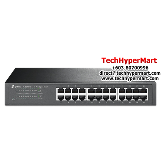 TP-Link TL-SG1024D Unmanaged Switch (24-Port, 24 10/100/1000Mbps RJ45 Ports, Gigabit Ethernet) TP-Link TL-SG1024D Unmanaged Switch (24-Port, 24 10/100/1000Mbps RJ45 Ports, Gigabit Ethernet)