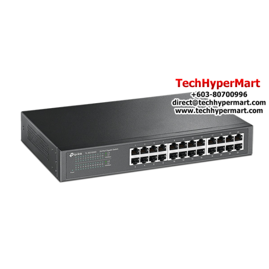 TP-Link TL-SG1024D Unmanaged Switch (24-Port, 24 10/100/1000Mbps RJ45 Ports, Gigabit Ethernet)