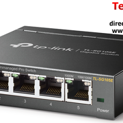 TP-Link TL-SG105E Gigabit Easy Smart Switch (5-Port, 5 10/100/1000Mbps RJ45 Ports, Steel Case)