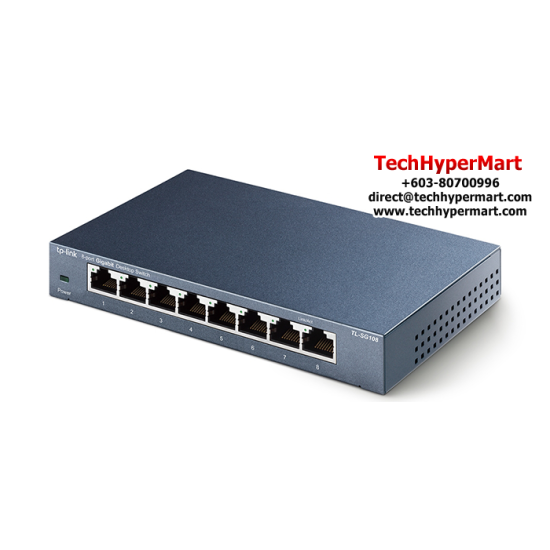TP-Link TL-SG108 Unmanaged Switch (8-Port, 8 10/100/1000Mbps RJ45 Ports) TP-Link TL-SG108 Unmanaged Switch (8-Port, 8 10/100/1000Mbps RJ45 Ports)