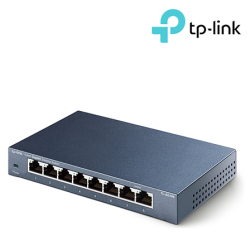 TP-Link TL-SG108 Unmanaged Switch (8-Port, 8 10/100/1000Mbps RJ45 Ports)