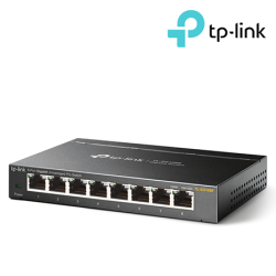 TP-Link TL-SG108E Gigabit Easy Smart Switch (8-Port, 10/100/1000Mbps, Steel Case)