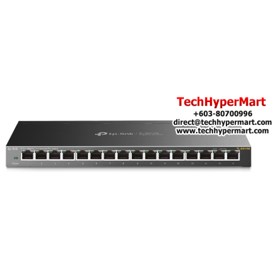 TP-Link TL-SG116E Gigabit Easy Smart Switch (16-Port, 16 10/100/1000Mbps RJ45 Ports, Steel Case)