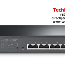 TP-Link TL-SG2210MP Switch (10-Port, 8× 10/100/1000 Mbps RJ45 Ports)